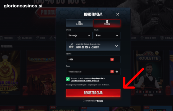 Registracija Računa